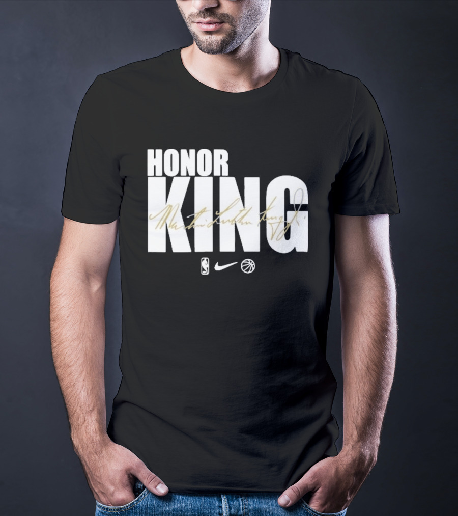 Honor King Martin Luther King Jr LeBron James NBA Nike T-Shirt