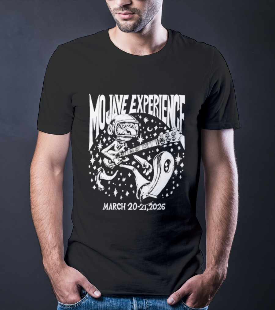 Mojave Experience March 20 21 2026 Alien Guitar Adventure T-Shirt