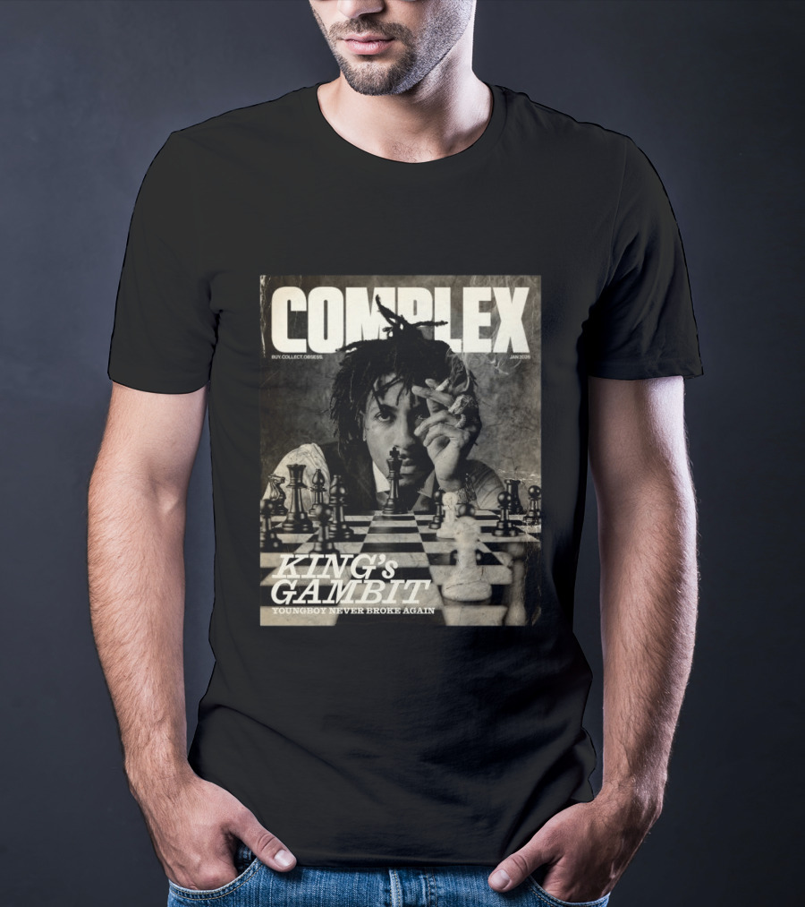 COMPLEX Magazine King's Gambit YoungBoy Never Broke Again January 2026 T-Shirt