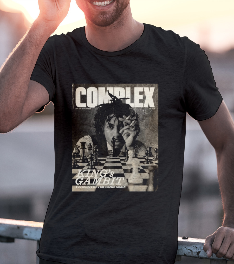 COMPLEX Magazine King's Gambit YoungBoy Never Broke Again January 2026 T-Shirt