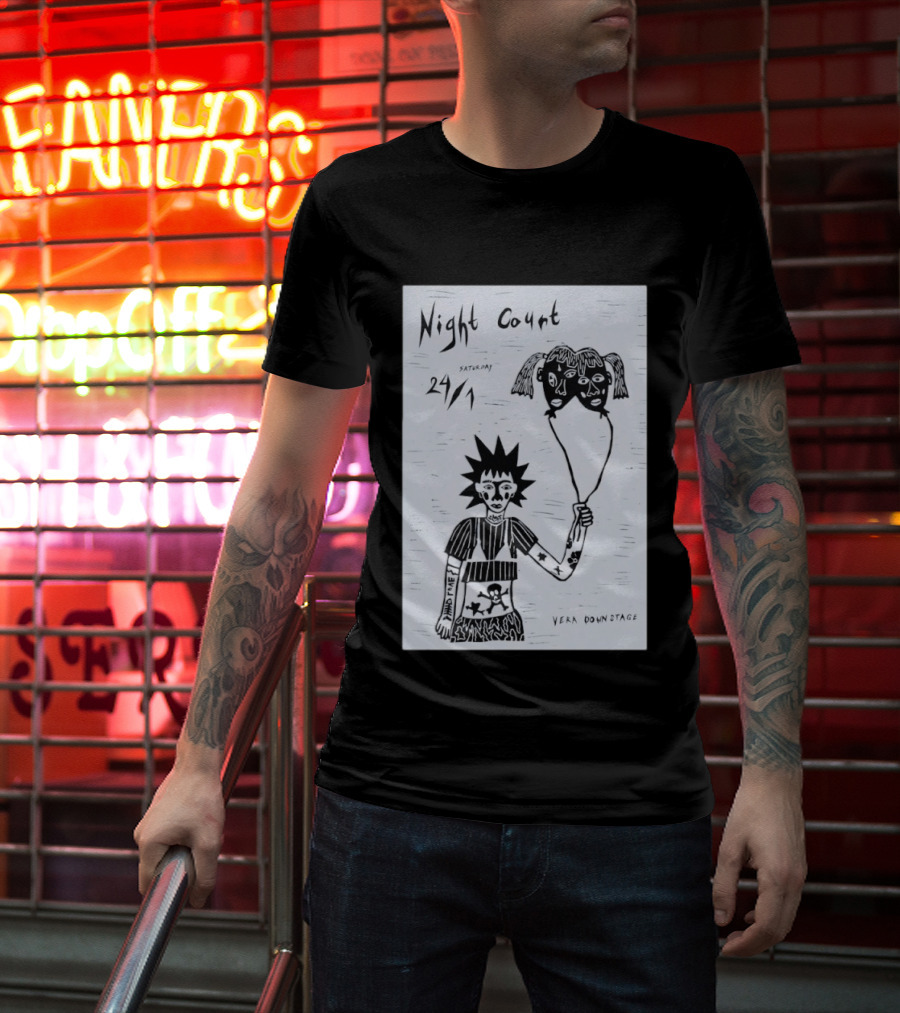 Night Court January 24 Vera Downstage Groningen NL Punk T-Shirt