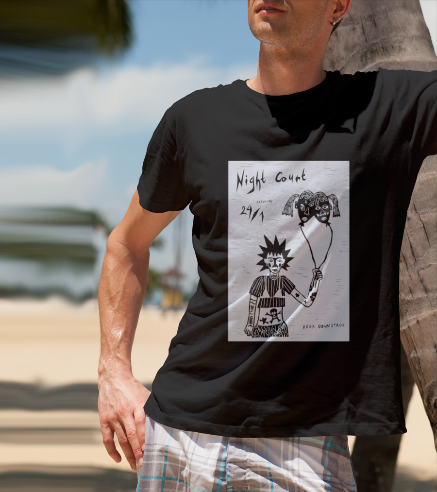 Night Court January 24 Vera Downstage Groningen NL Punk T-Shirt