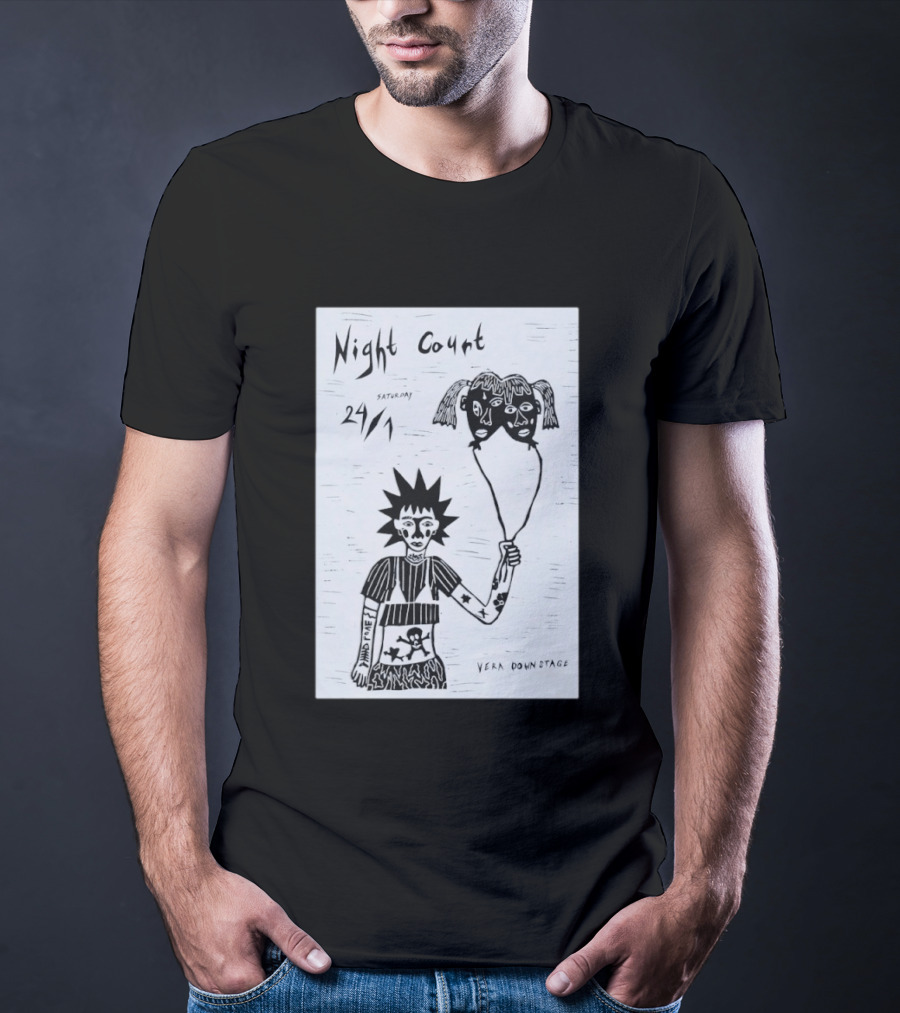 Night Court January 24 Vera Downstage Groningen NL Punk T-Shirt