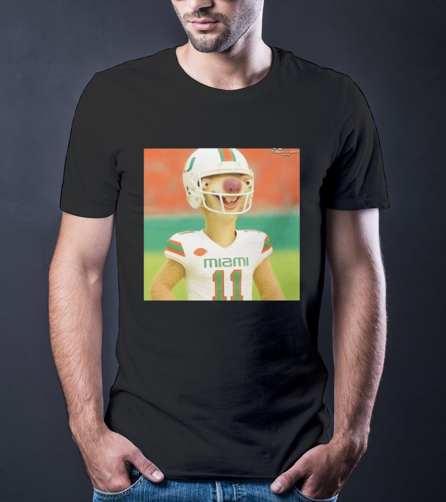 Sid Miami Hurricanes Football Jersey T-Shirt