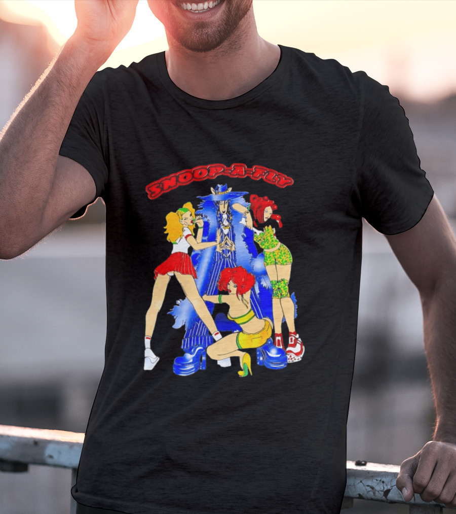 Snoop Doggy Dogg Snoop A Fly Anime Girls Colorful T-Shirt