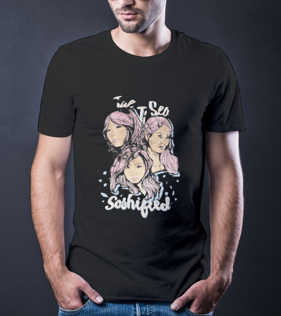 Tae Ji Seo Soshified Pastel Portrait Trio T-Shirt