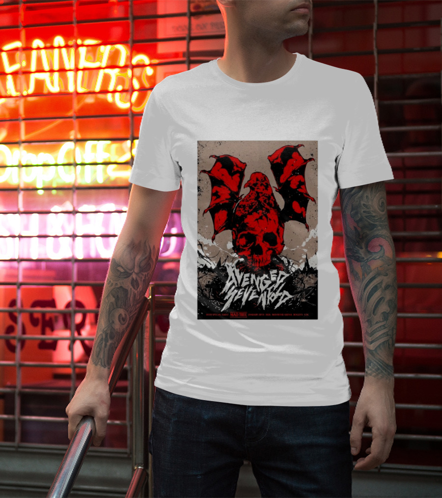 Avenged Sevenfold January 20 2026 Bogota Movistar Arena Mad Tree Special Guest T-Shirt