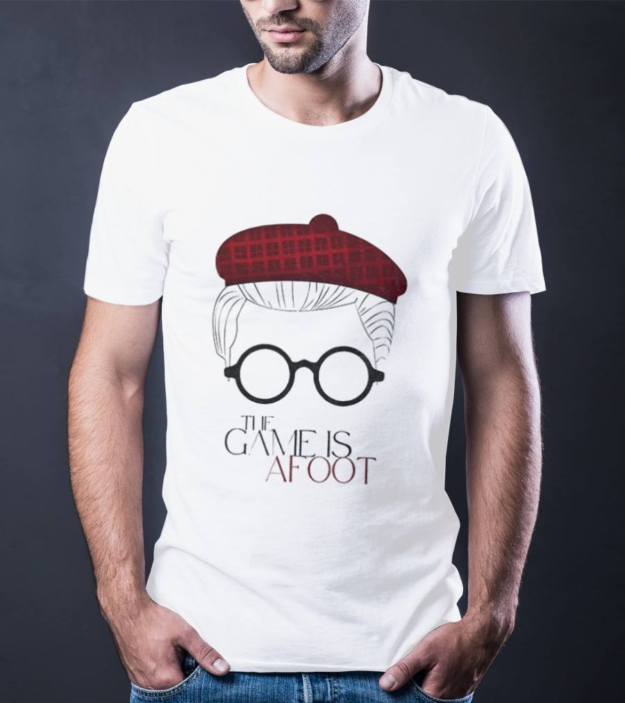 Alan Cumming Traitors The Game Is Afoot Red Beret Glasses T-Shirt