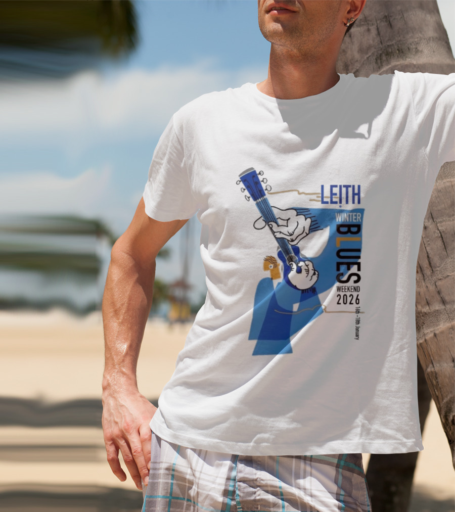 Leith Winter Blues Weekend 2026 Guitar Festival T-Shirt