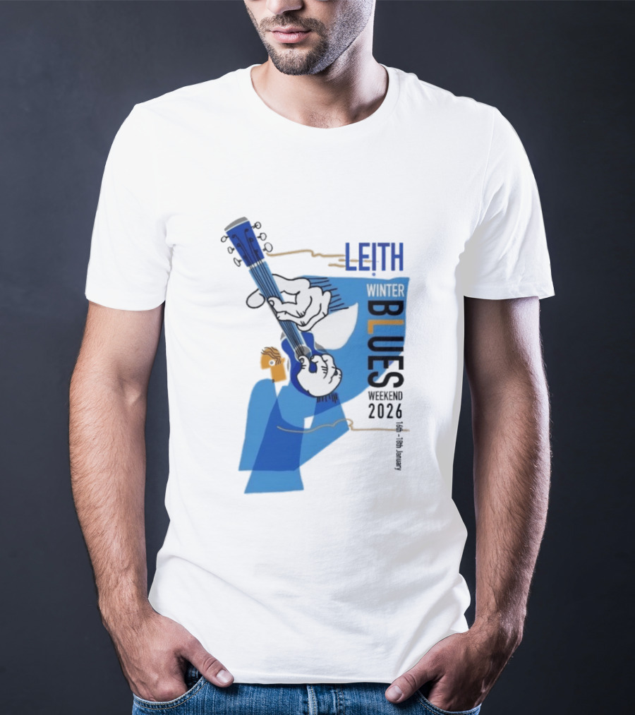 Leith Winter Blues Weekend 2026 Guitar Festival T-Shirt