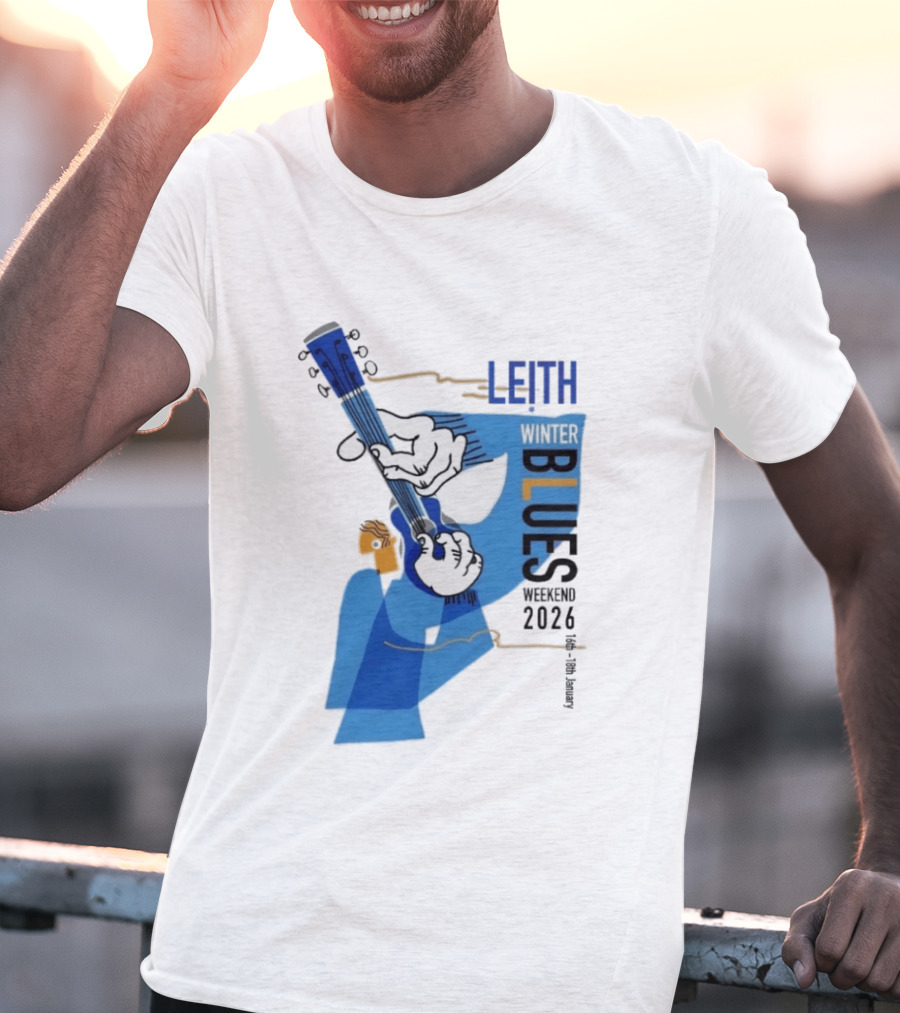 Leith Winter Blues Weekend 2026 Guitar Festival T-Shirt