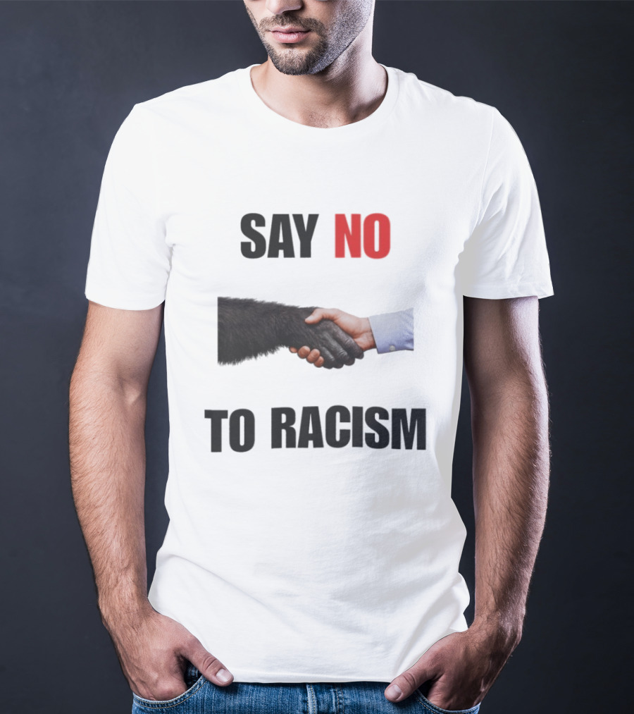 Say No To Racism Handshake Campaign T-Shirt
