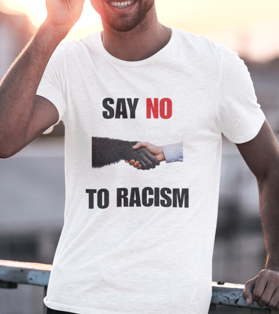 Say No To Racism Handshake Campaign T-Shirt