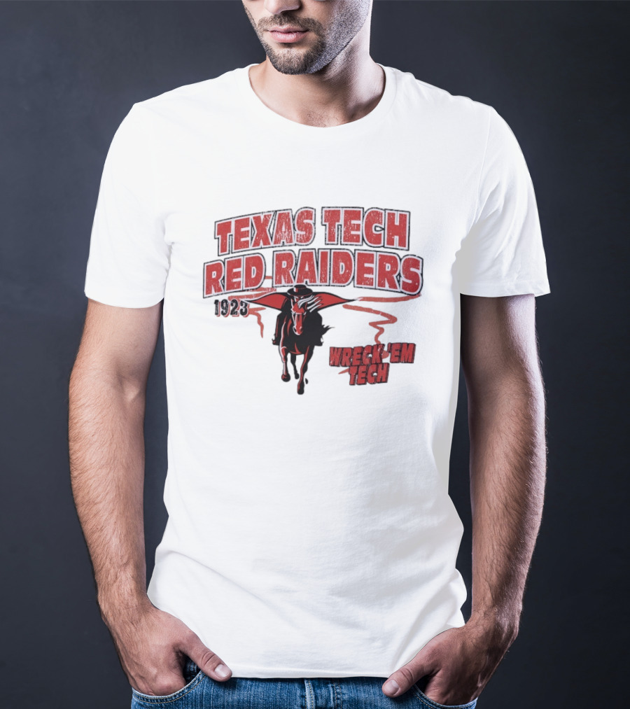 Texas Tech Red Raiders 1923 Wreck 'Em Tech Horse T-Shirt