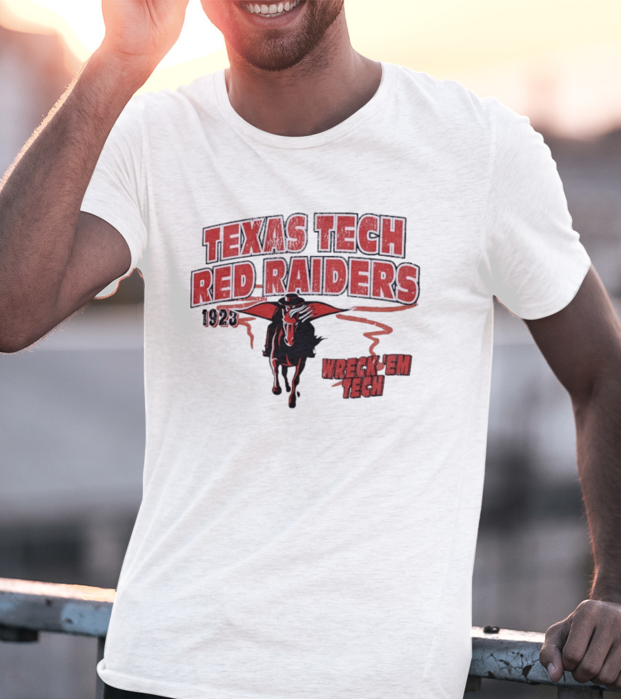 Texas Tech Red Raiders 1923 Wreck 'Em Tech Horse T-Shirt