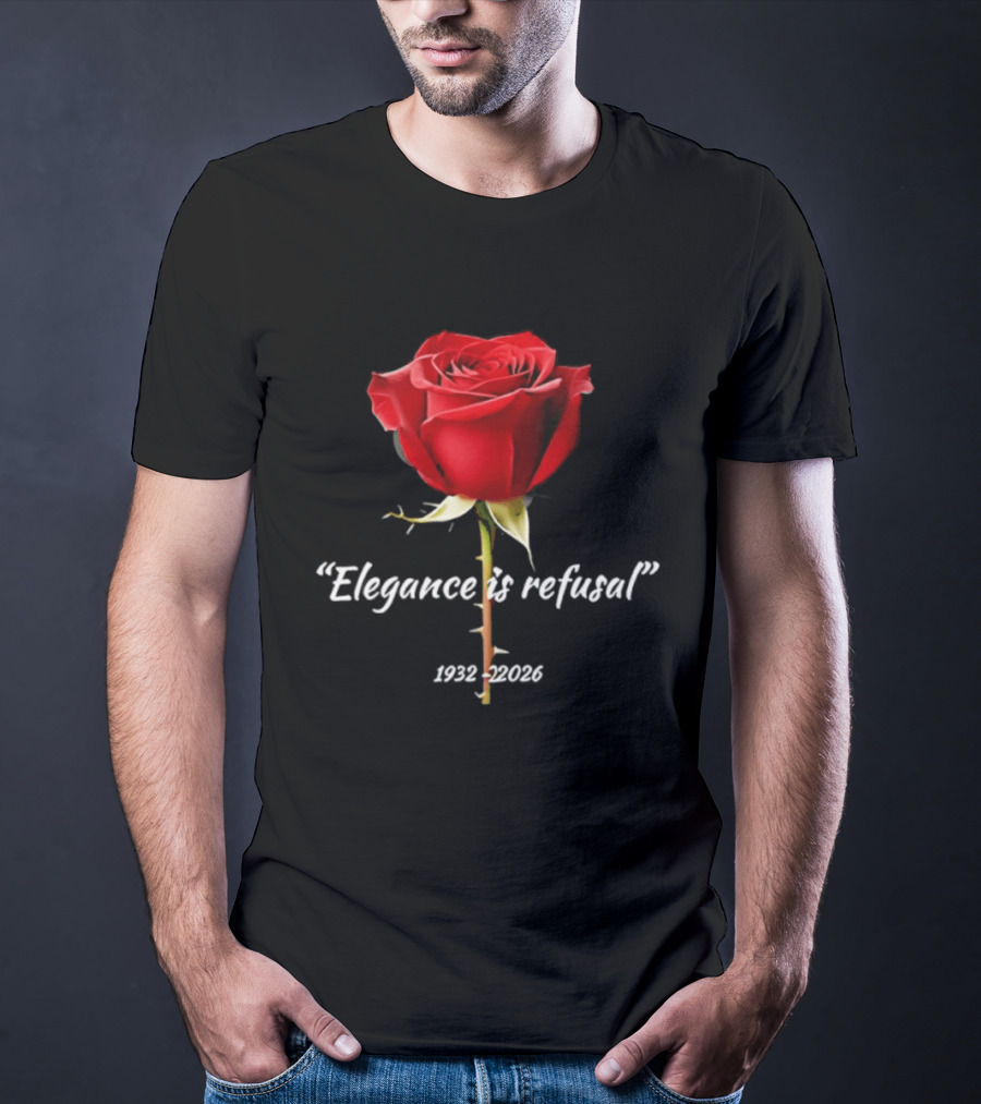 Elegance Is Refusal 1932 2026 Rose T-Shirt