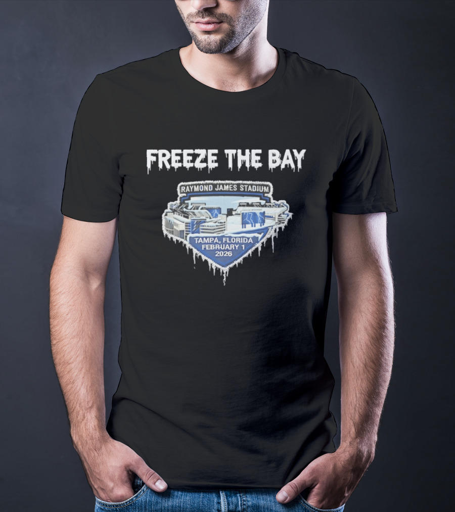 Freeze The Bay Raymond James Stadium Tampa February 1 2026 T-Shirt