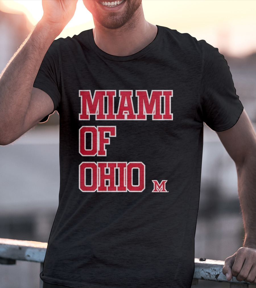 Miami Of Ohio RedHawks Basketball M T-Shirt