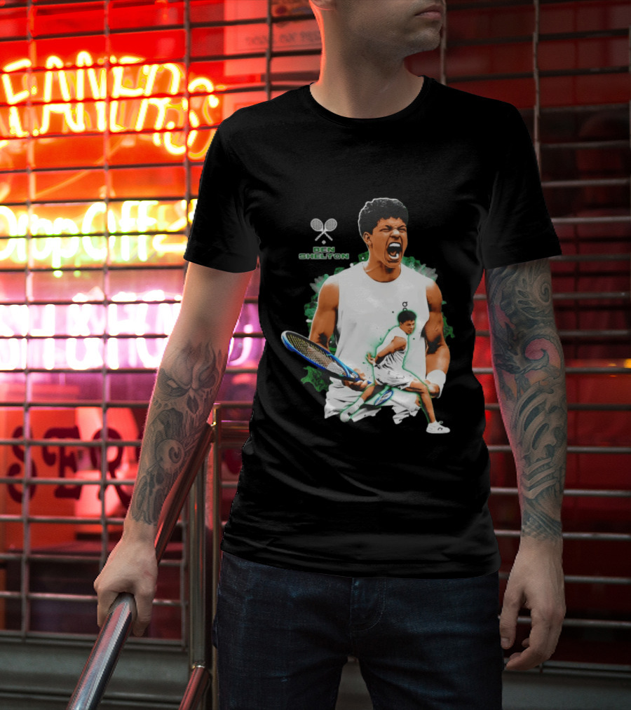 Ben Shelton Tennis Aura Athlete T-Shirt