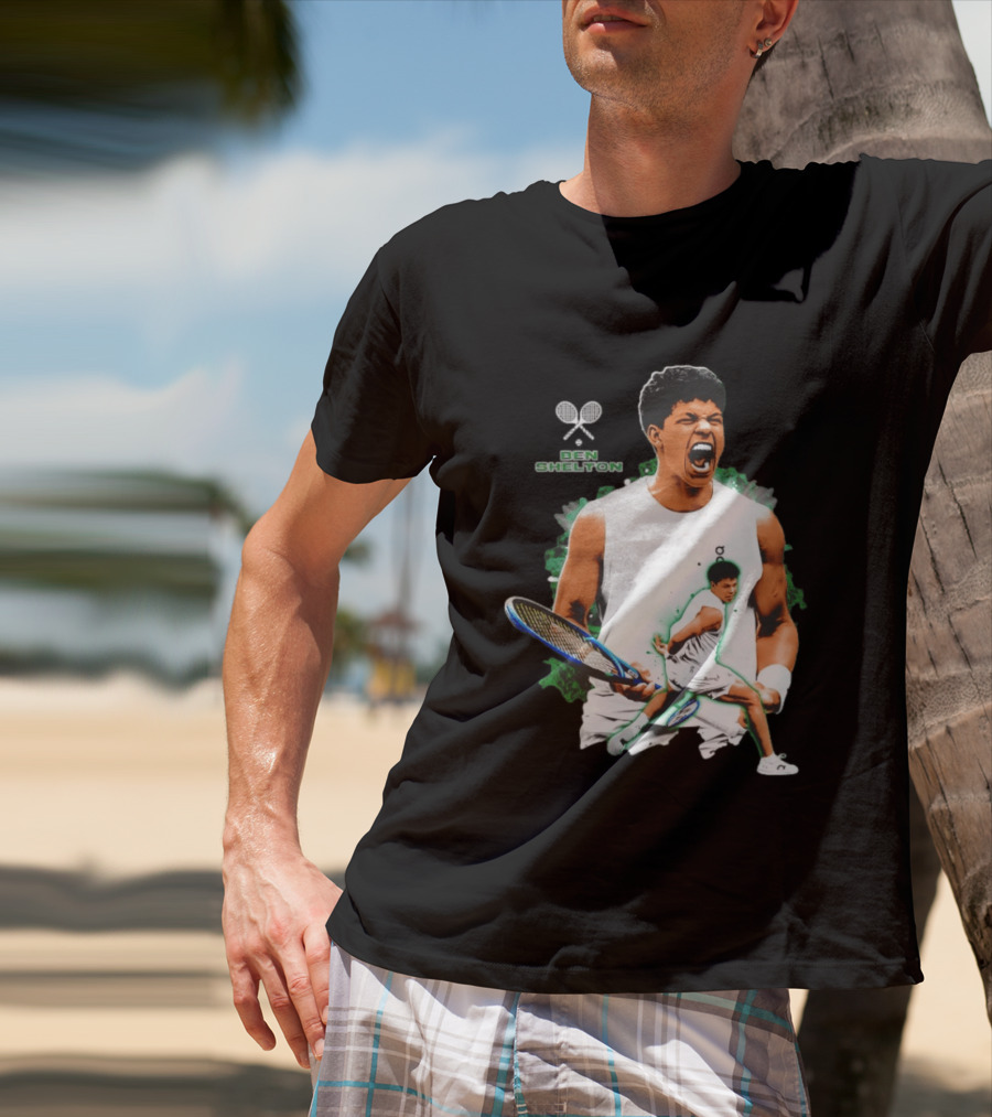 Ben Shelton Tennis Aura Athlete T-Shirt
