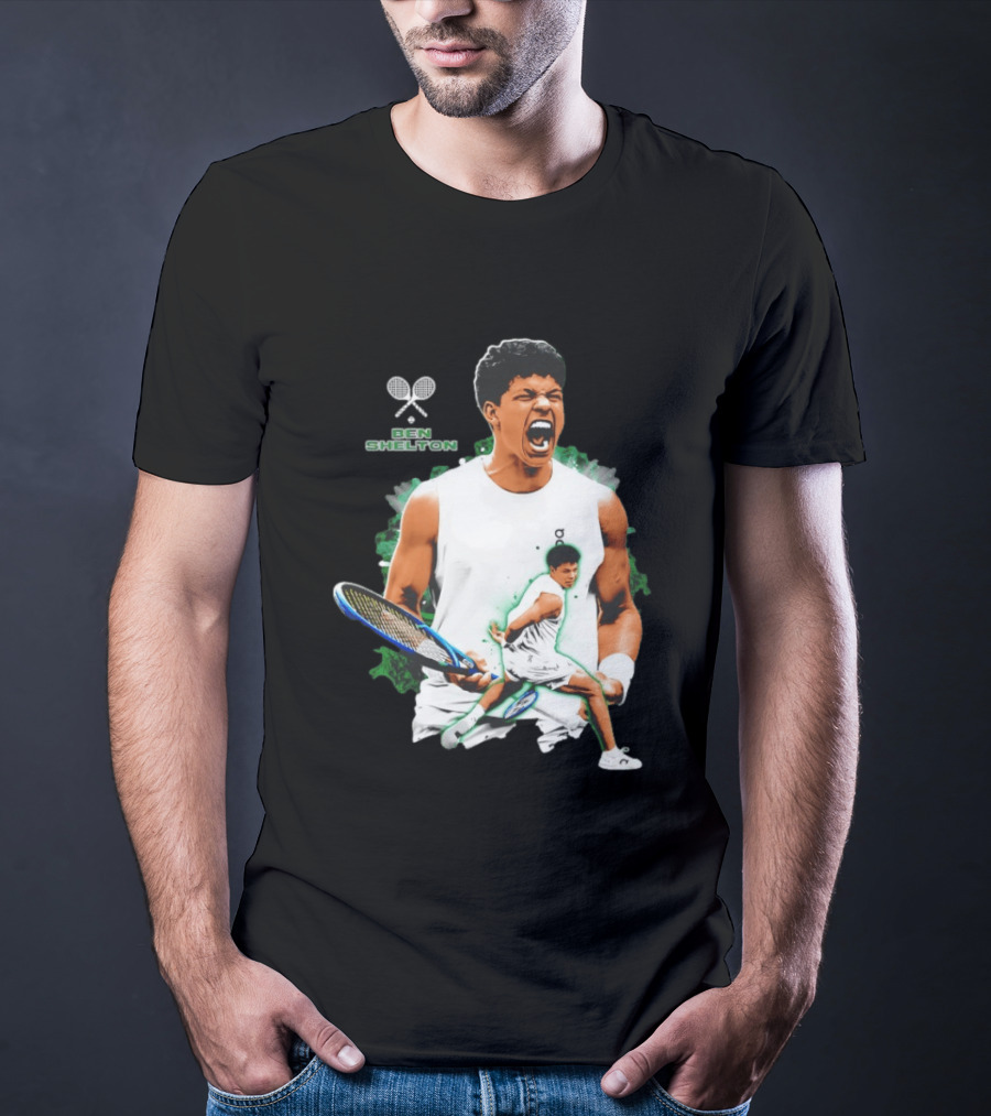 Ben Shelton Tennis Aura Athlete T-Shirt