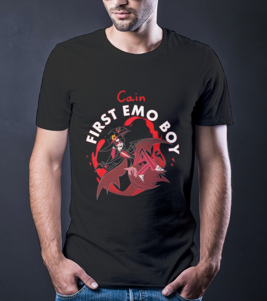 Cain First Emo Boy Hazbin Hotel T-Shirt