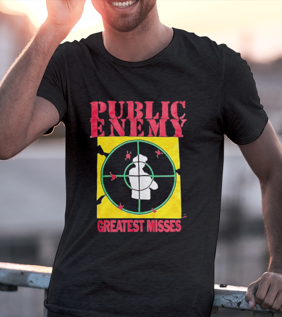 Public Enemy Greatest Misses Target T-Shirt