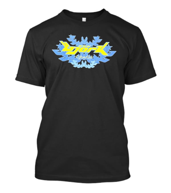 Bjork CyberGirl Futuristic Snowflake T-Shirt