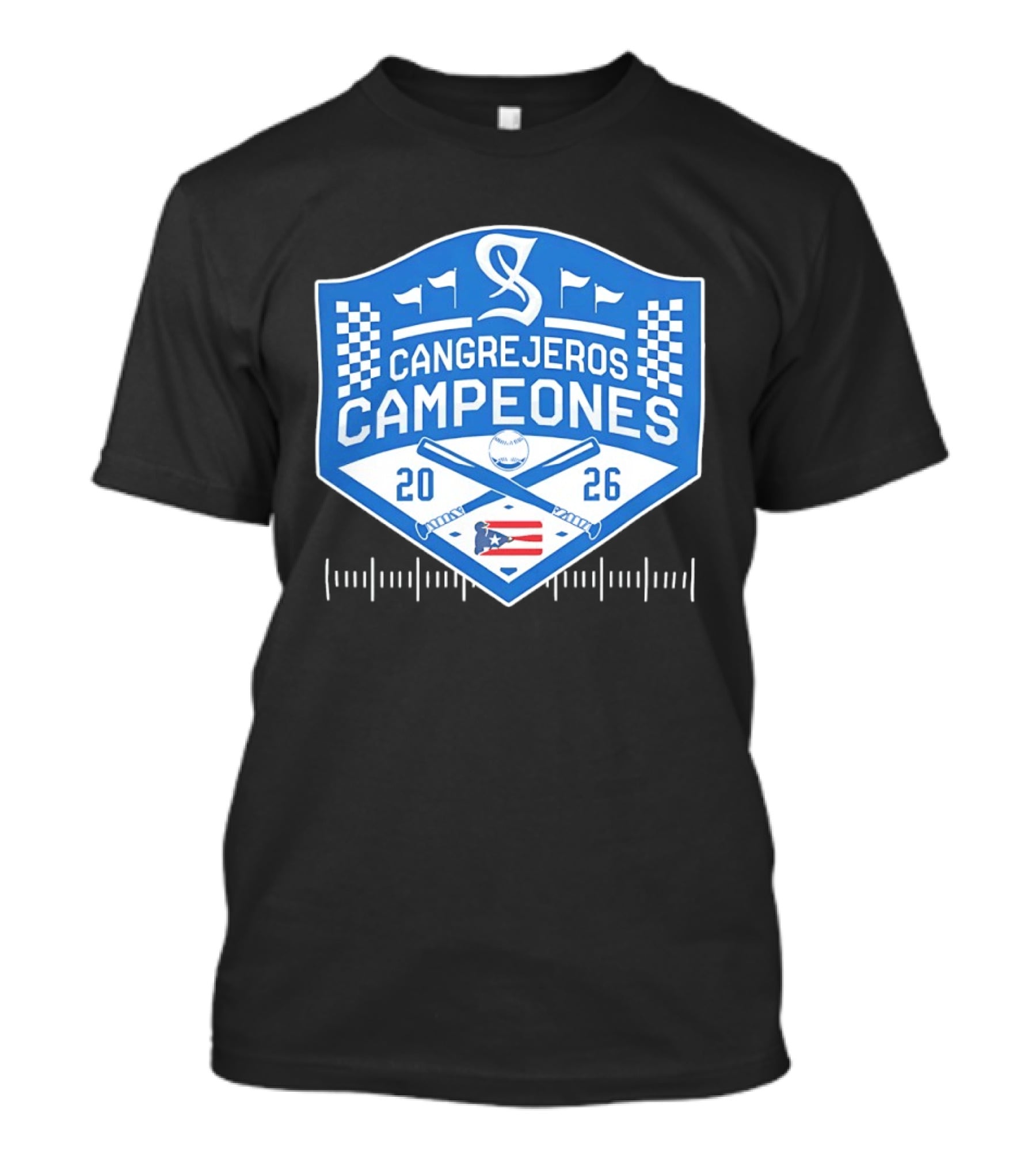 Cangrejeros Campeones 2026 LBPRC Puerto Rico Baseball T-Shirt