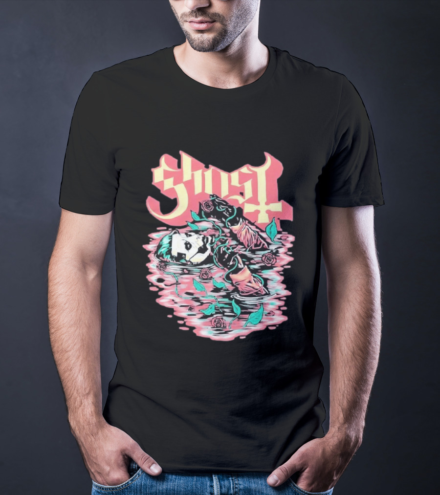 Ghost Band Valentine 2026 Pre Raphaelite Brotherhood Roses And Water T-Shirt
