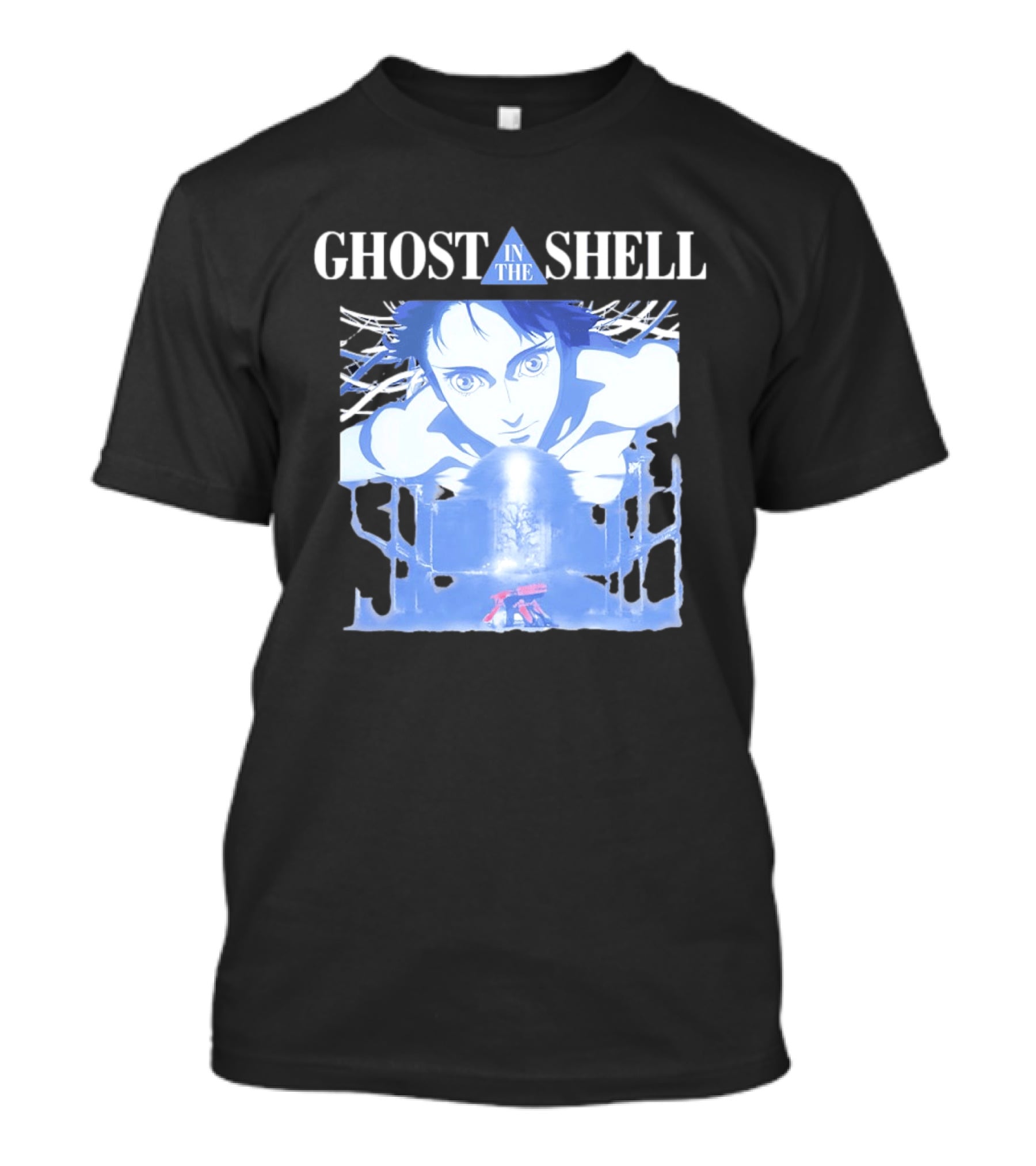 Ghost In The Shell Puppet Master Anime Character And Title T-Shirt