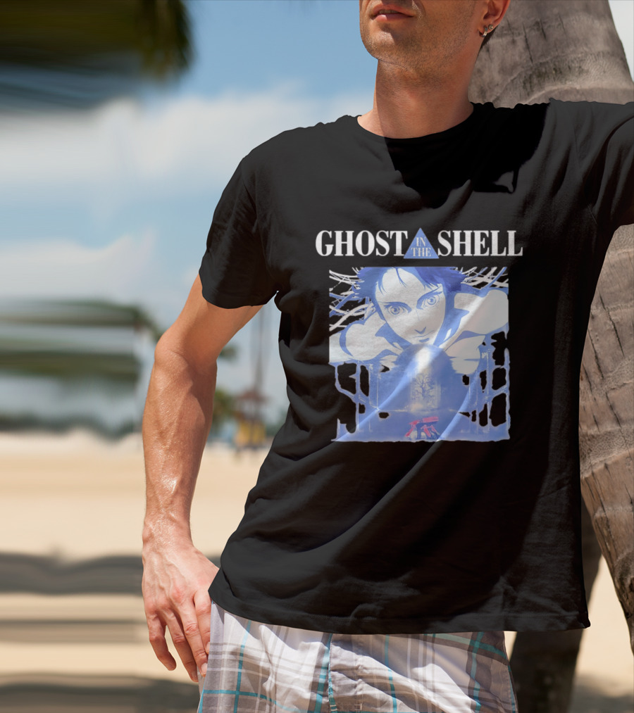 Ghost In The Shell Puppet Master Anime Character And Title T-Shirt