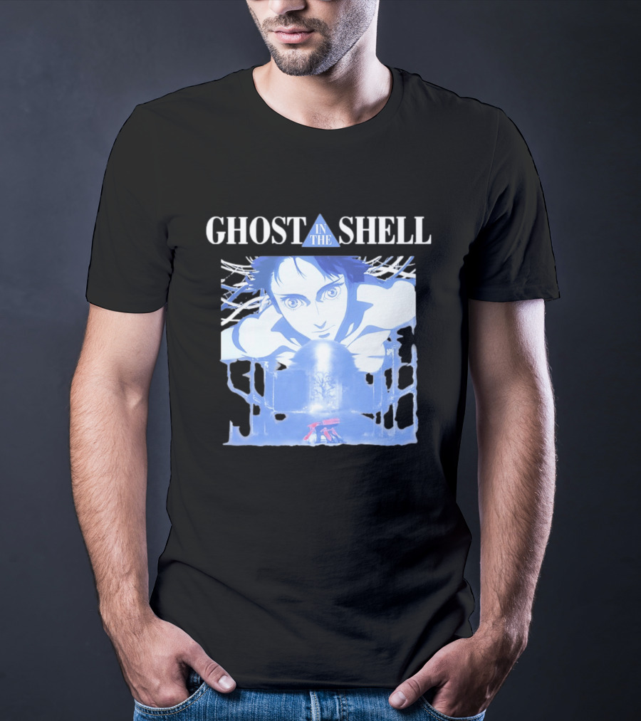 Ghost In The Shell Puppet Master Anime Character And Title T-Shirt
