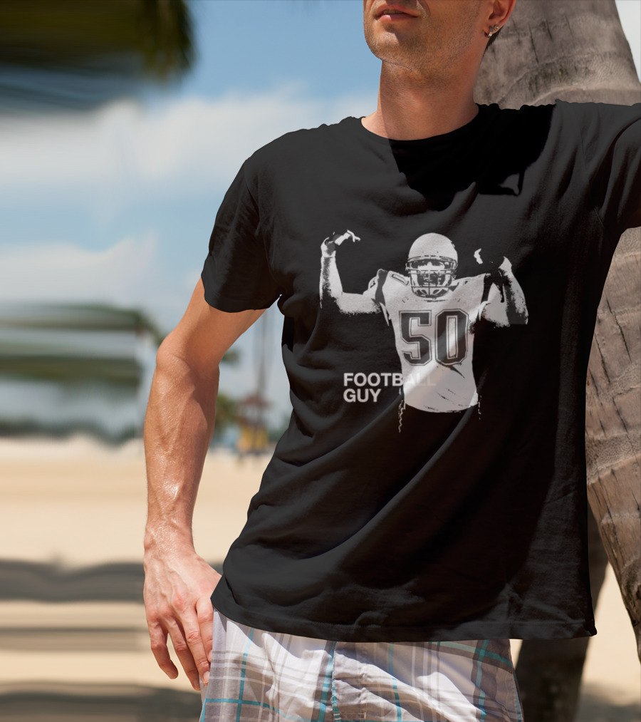 Mike Vrabel Number 50 Football Guy Flex T-Shirt