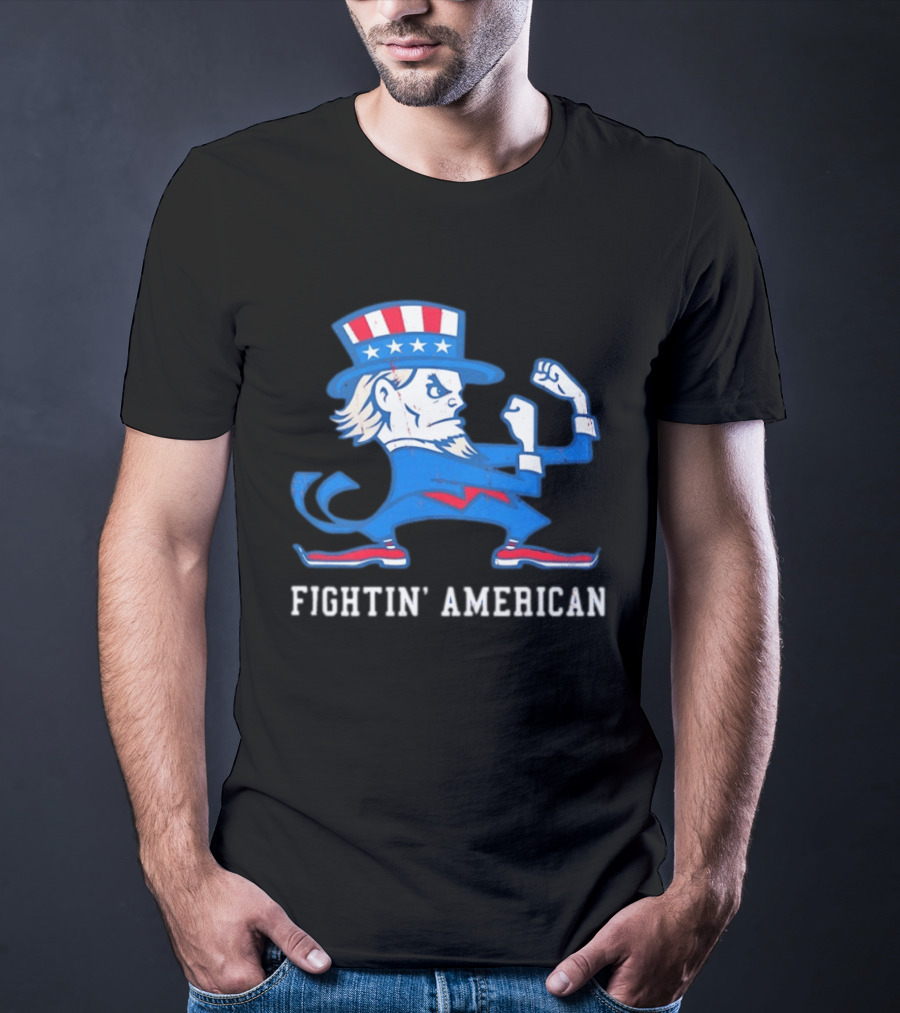 Uncle Sam Fightin' American Patriotic Boxing T-Shirt