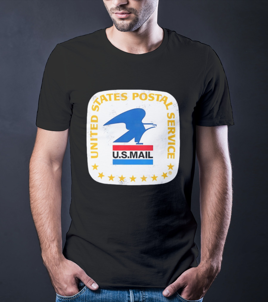 United States Postal Service US Mail Eagle Icon Vintage Look T-Shirt