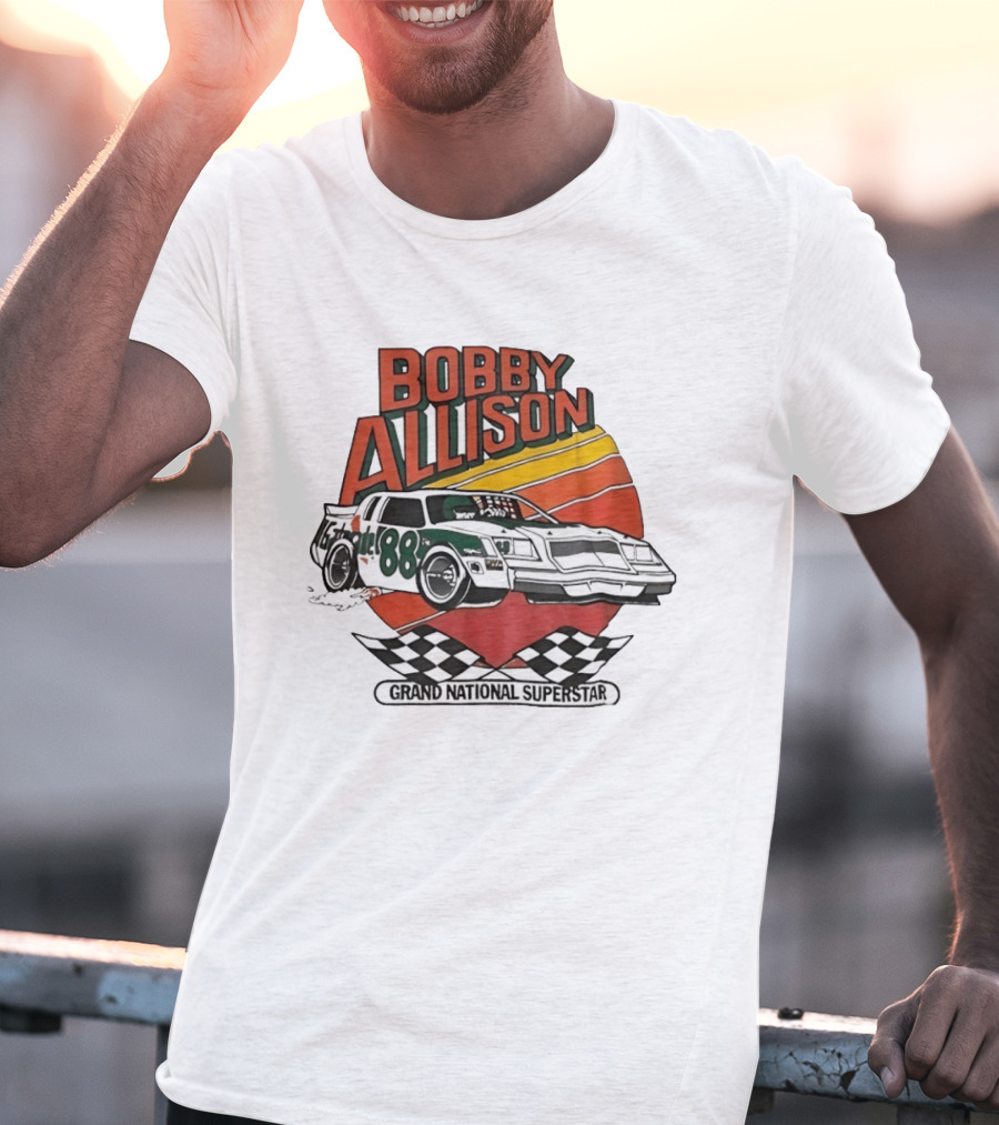 Bobby Allison 88 Racing Legend Grand National Superstar T-Shirt
