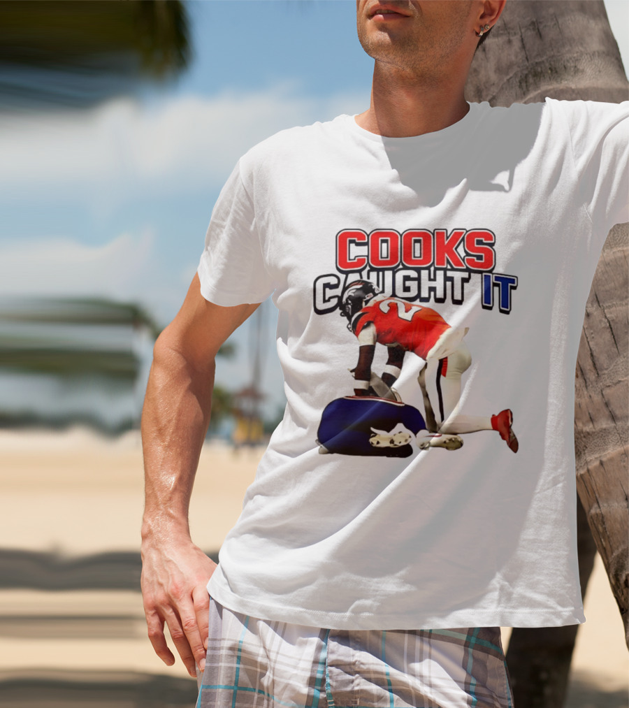 Buffalo Bills Mafia Cooks Caught It Football Play T-Shirt