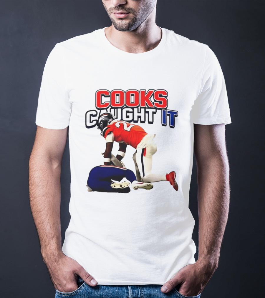 Buffalo Bills Mafia Cooks Caught It Football Play T-Shirt