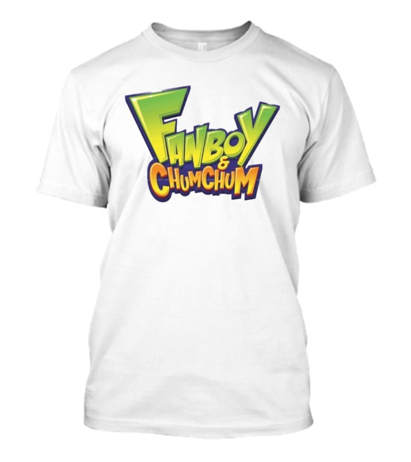 Fanboy And Chum Chum Animated Series Logo Merchandise T-Shirt