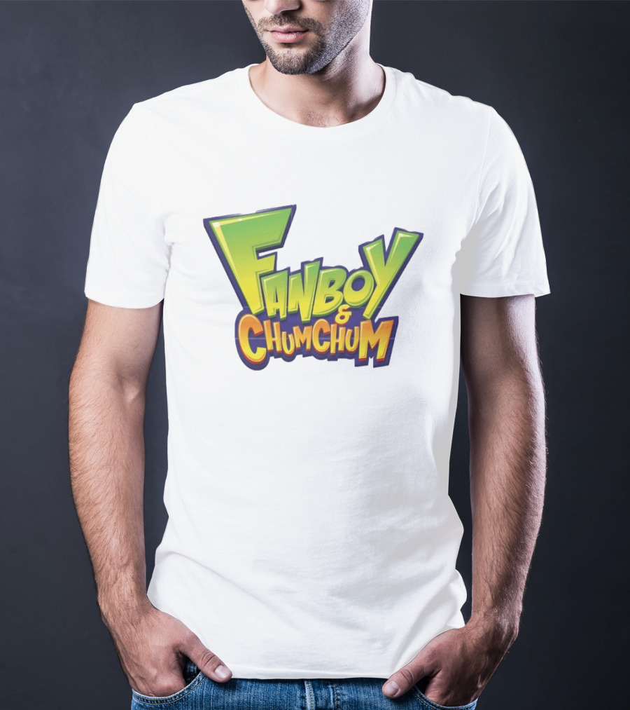 Fanboy And Chum Chum Animated Series Logo Merchandise T-Shirt