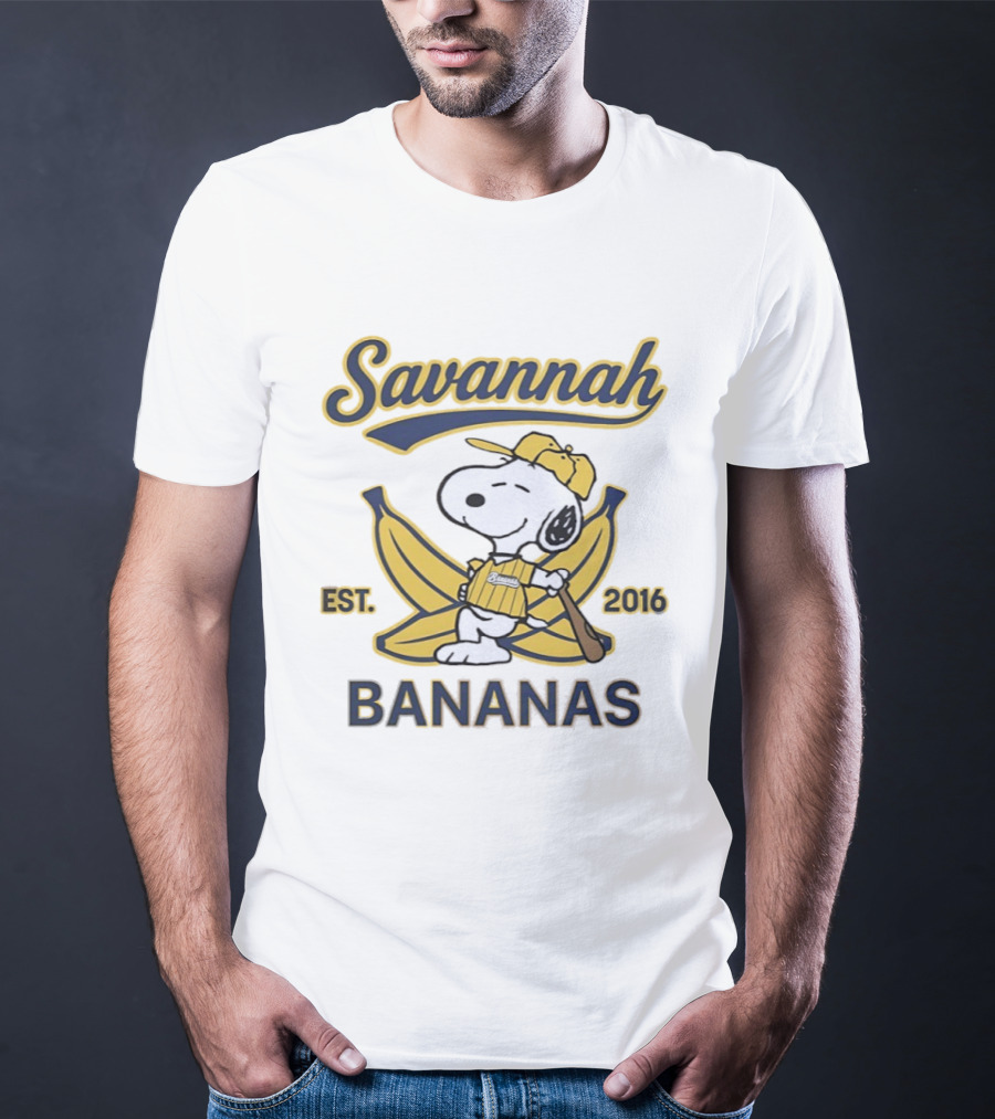 Savannah Bananas Snoopy Banana Outfit EST 2016 T-Shirt