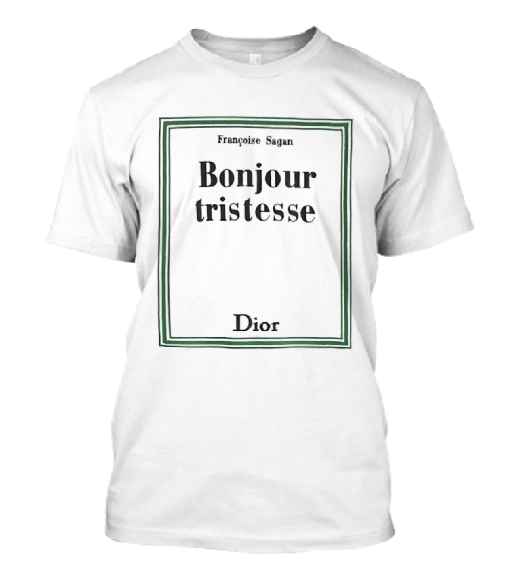 Françoise Sagan Bonjour Tristesse Dior Collaboration T-Shirt