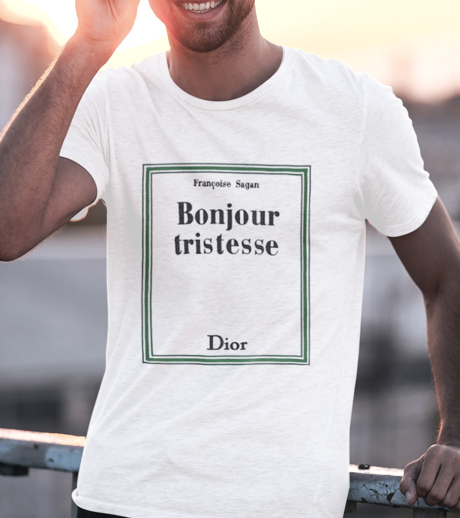 Françoise Sagan Bonjour Tristesse Dior Collaboration T-Shirt