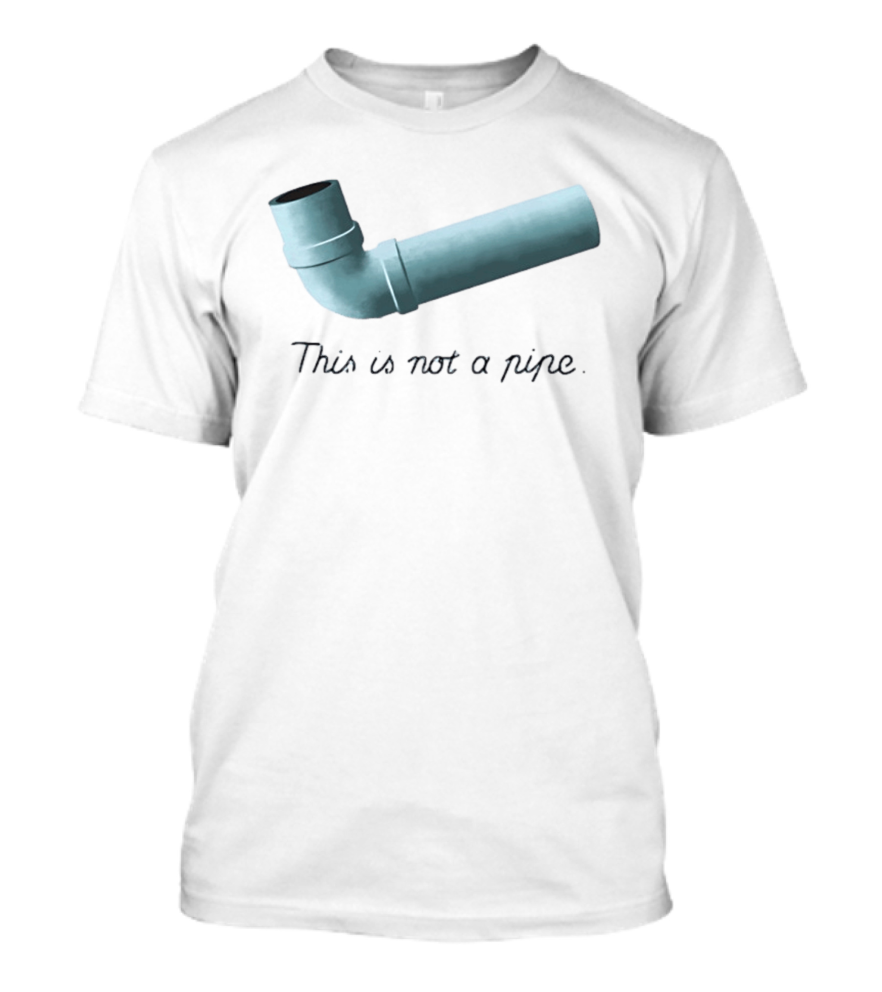 This Is Not A Pipe Surrealism Meme Twist T-Shirt
