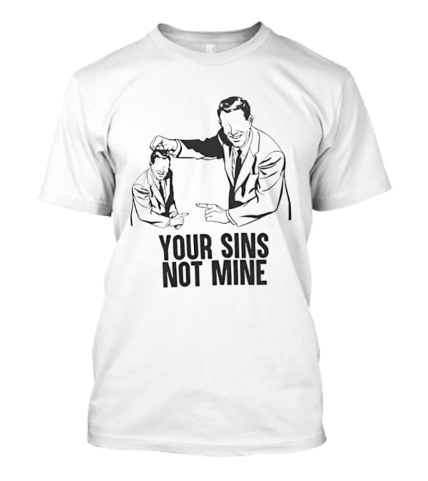 Your Sins Not Mine Retro Comic T-Shirt
