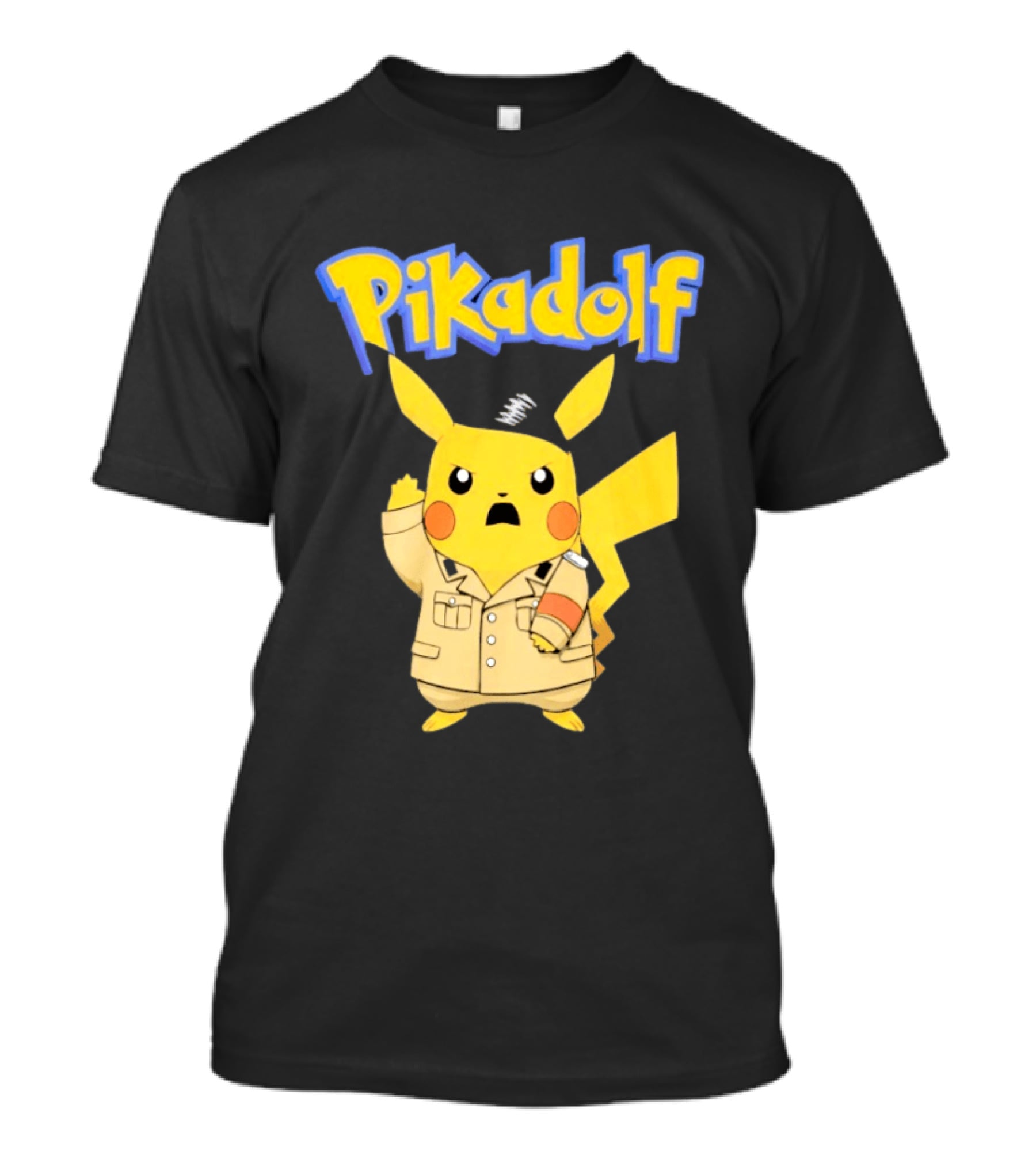 Pikadolf Pikachu Adolf Hitler T-Shirt