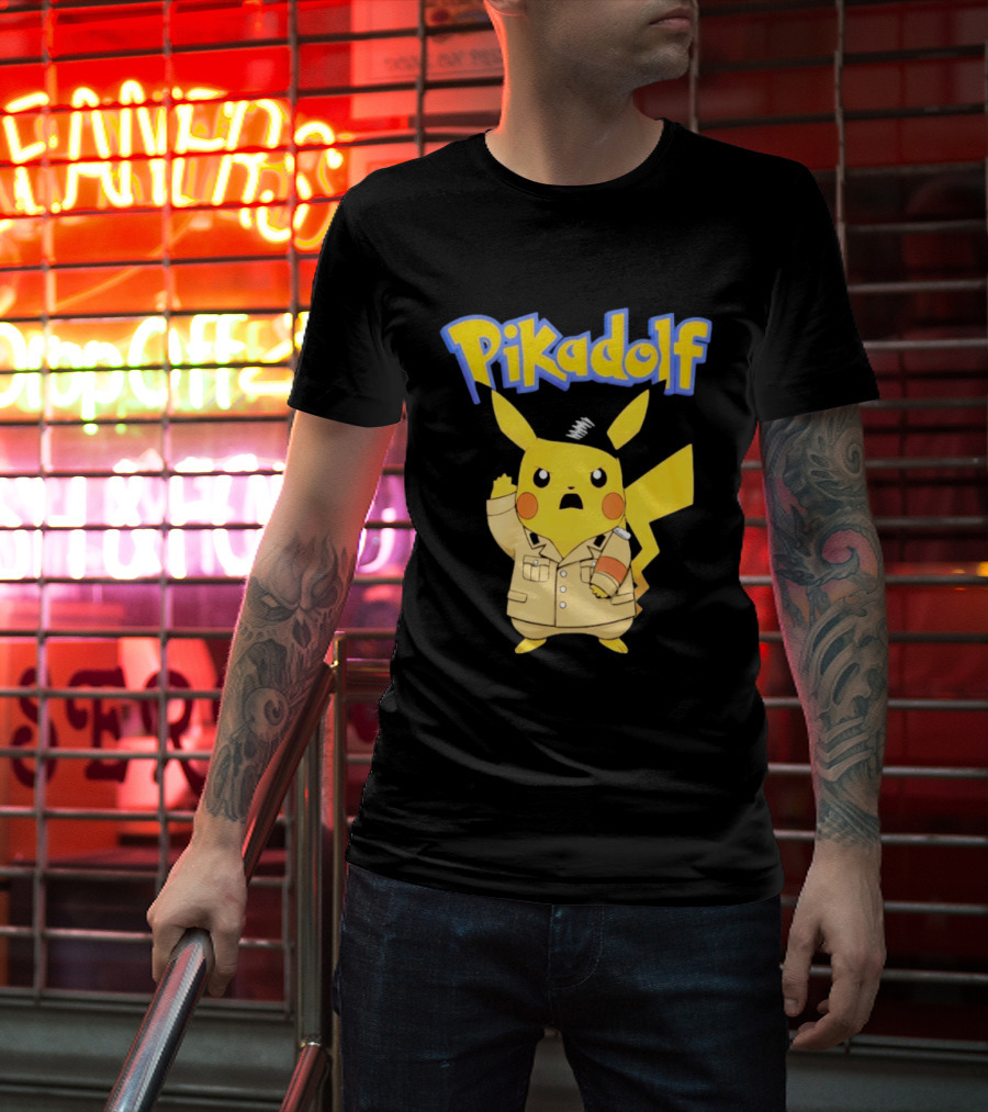 Pikadolf Pikachu Adolf Hitler T-Shirt