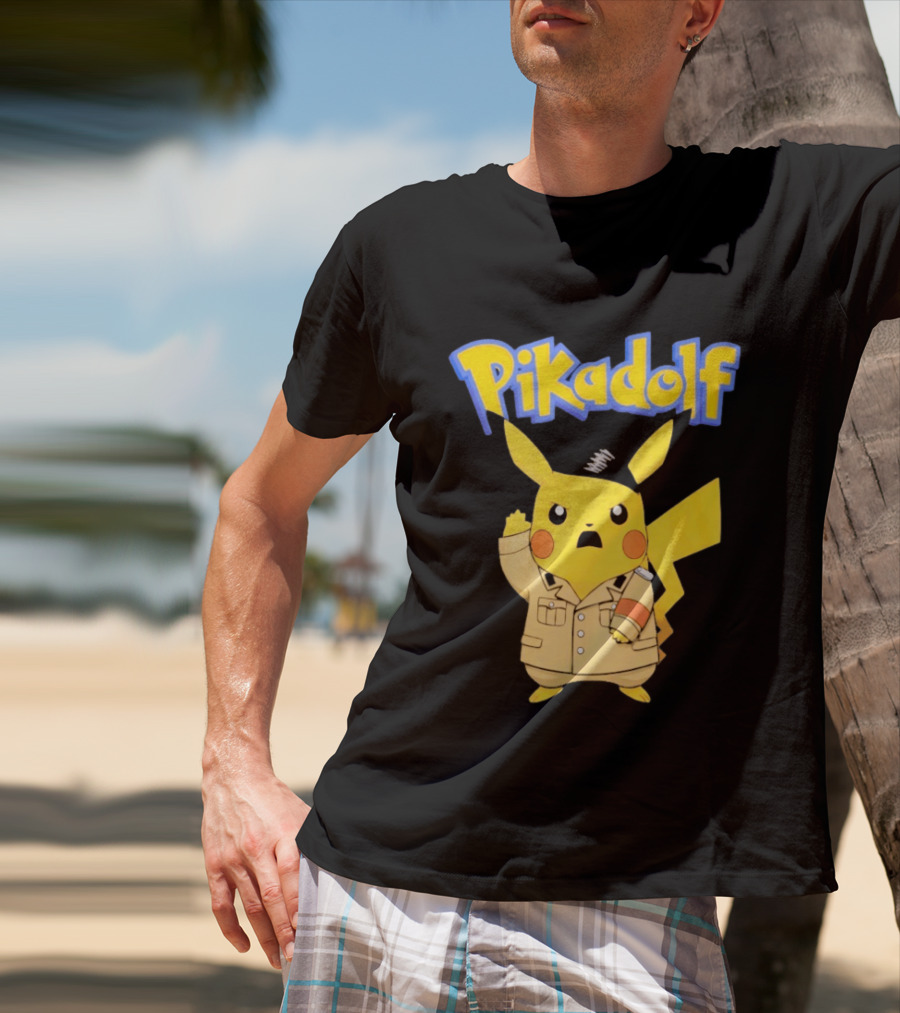 Pikadolf Pikachu Adolf Hitler T-Shirt