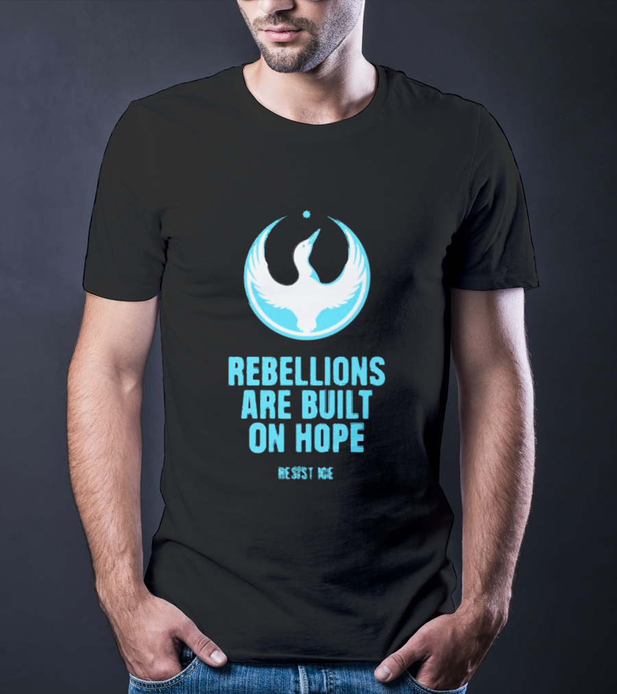 Rebellions Are Built On Hope Resist ICE Dove T-Shirt